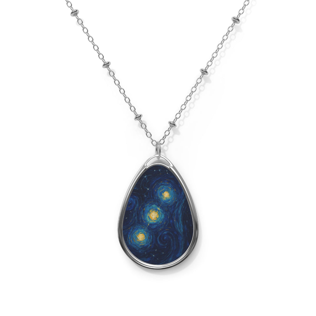 Orien's Belt Oval Necklace — Elegant Statement Jewelry