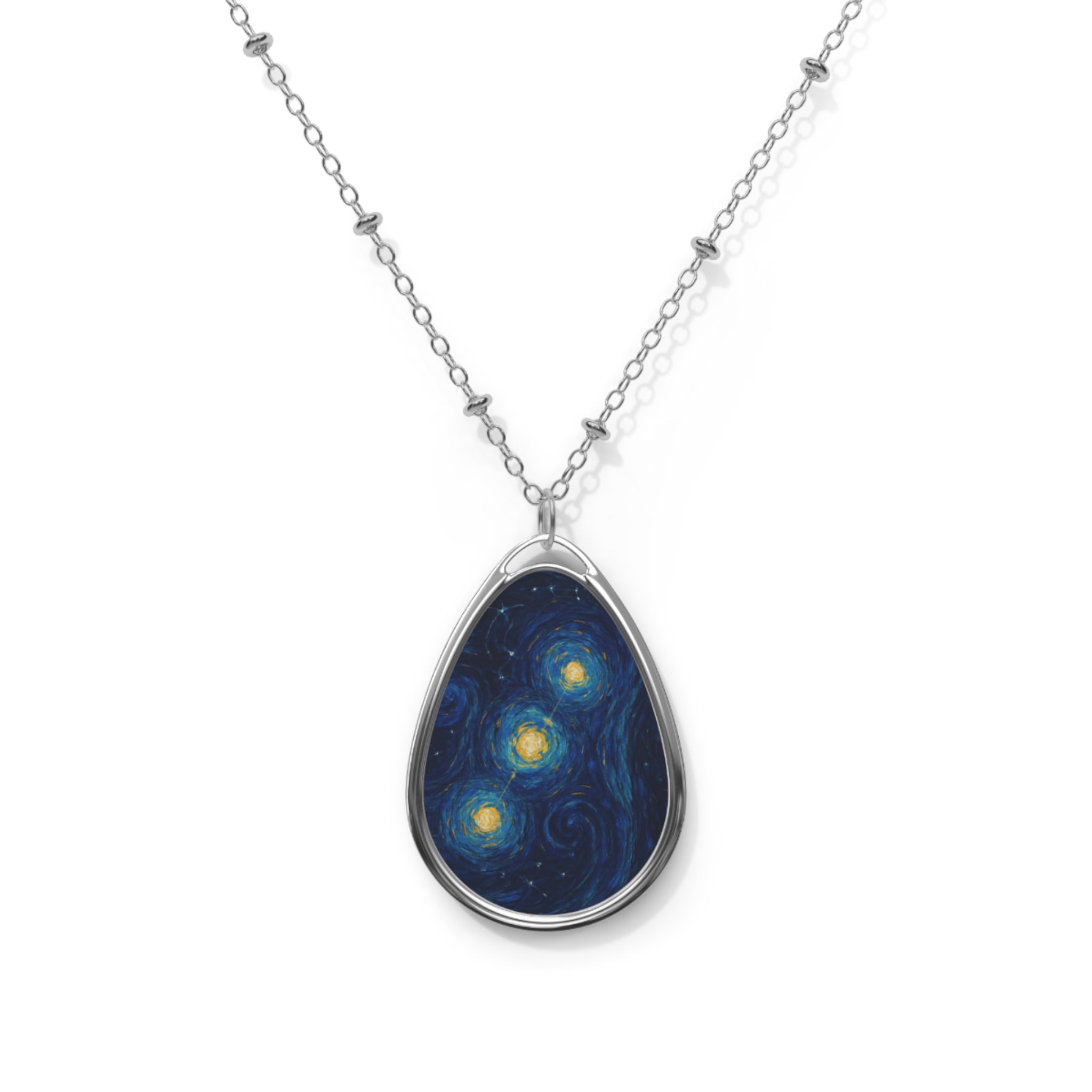 Orien's Belt Oval Necklace — Elegant Statement Jewelry