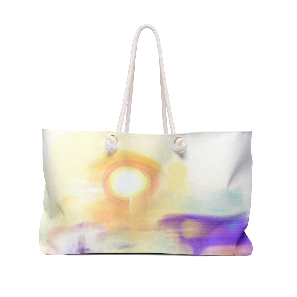 Sunset Dream Weekender Bag — Abstract Pastel Travel Tote