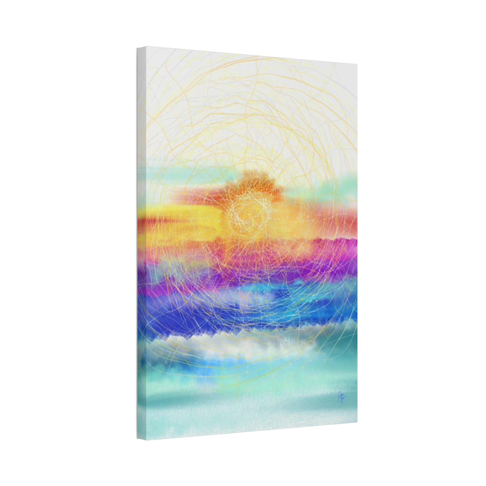Sunrise Radiance Canvas