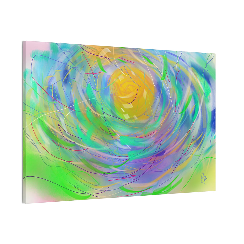 Abstract Floral Canvas