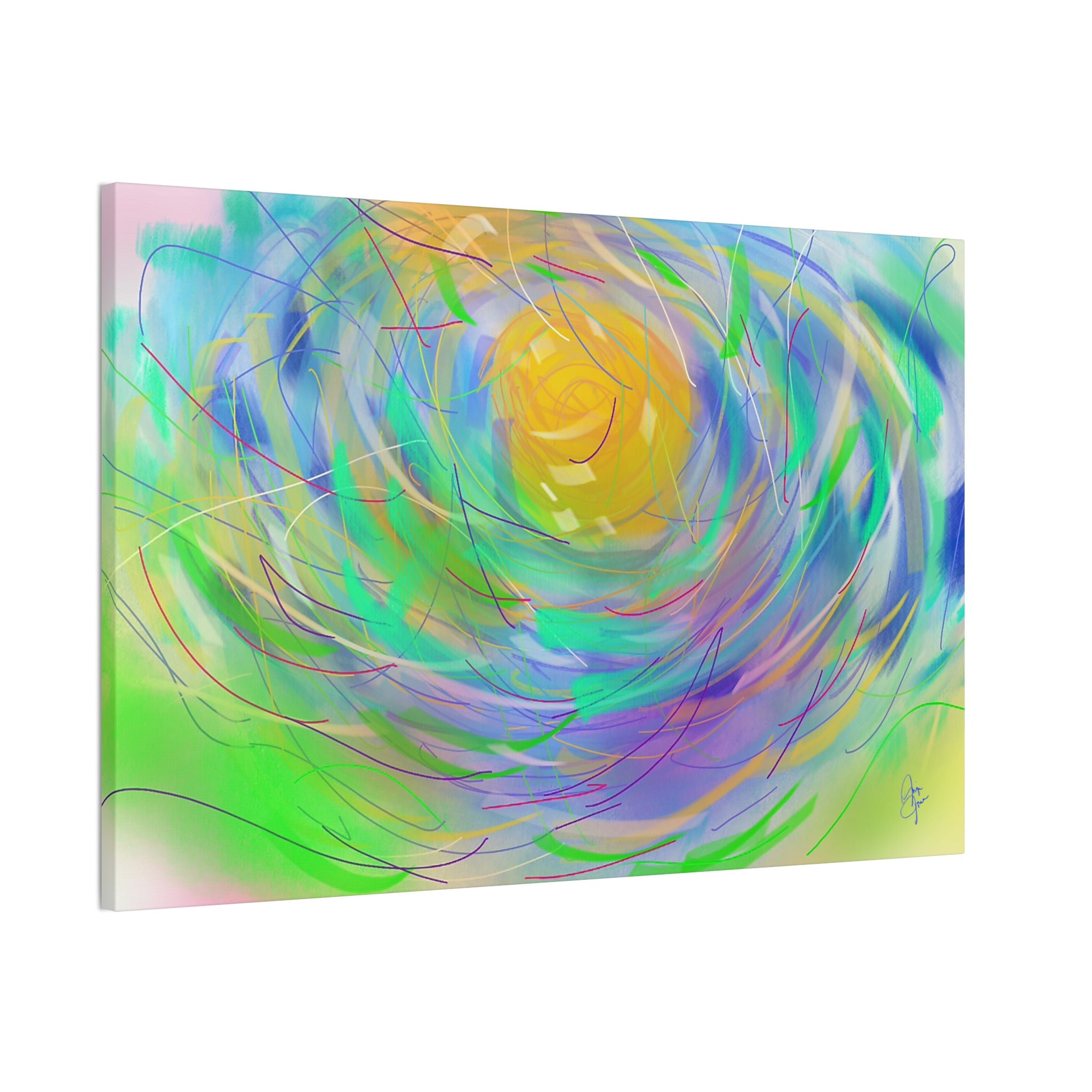 Abstract Floral Canvas