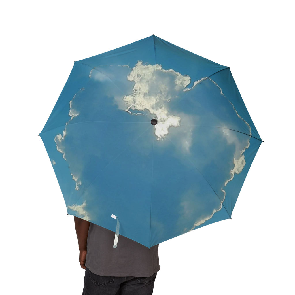 Sky Cloud Semi-Automatic Foldable Umbrella
