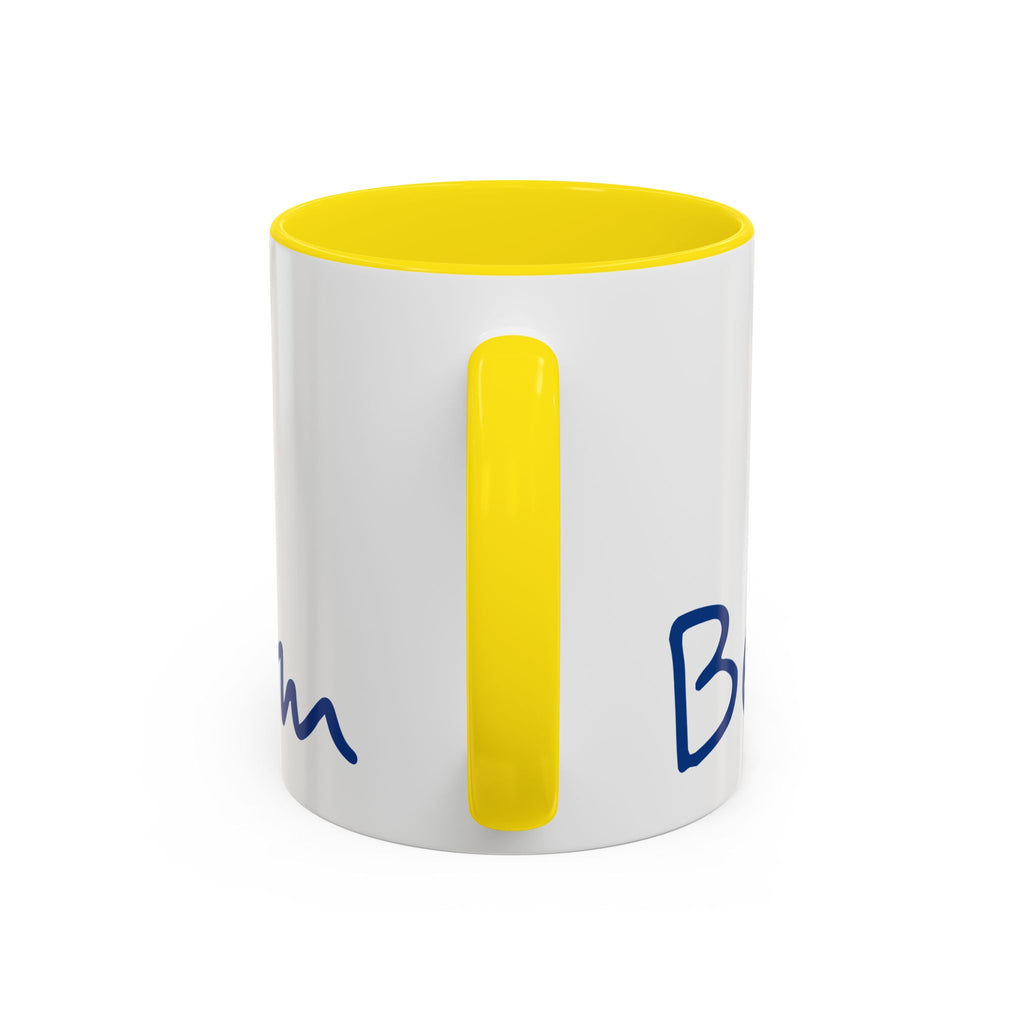 Beach Bum Coffee Mug — Colorful Retro Skull Design (11/15oz)