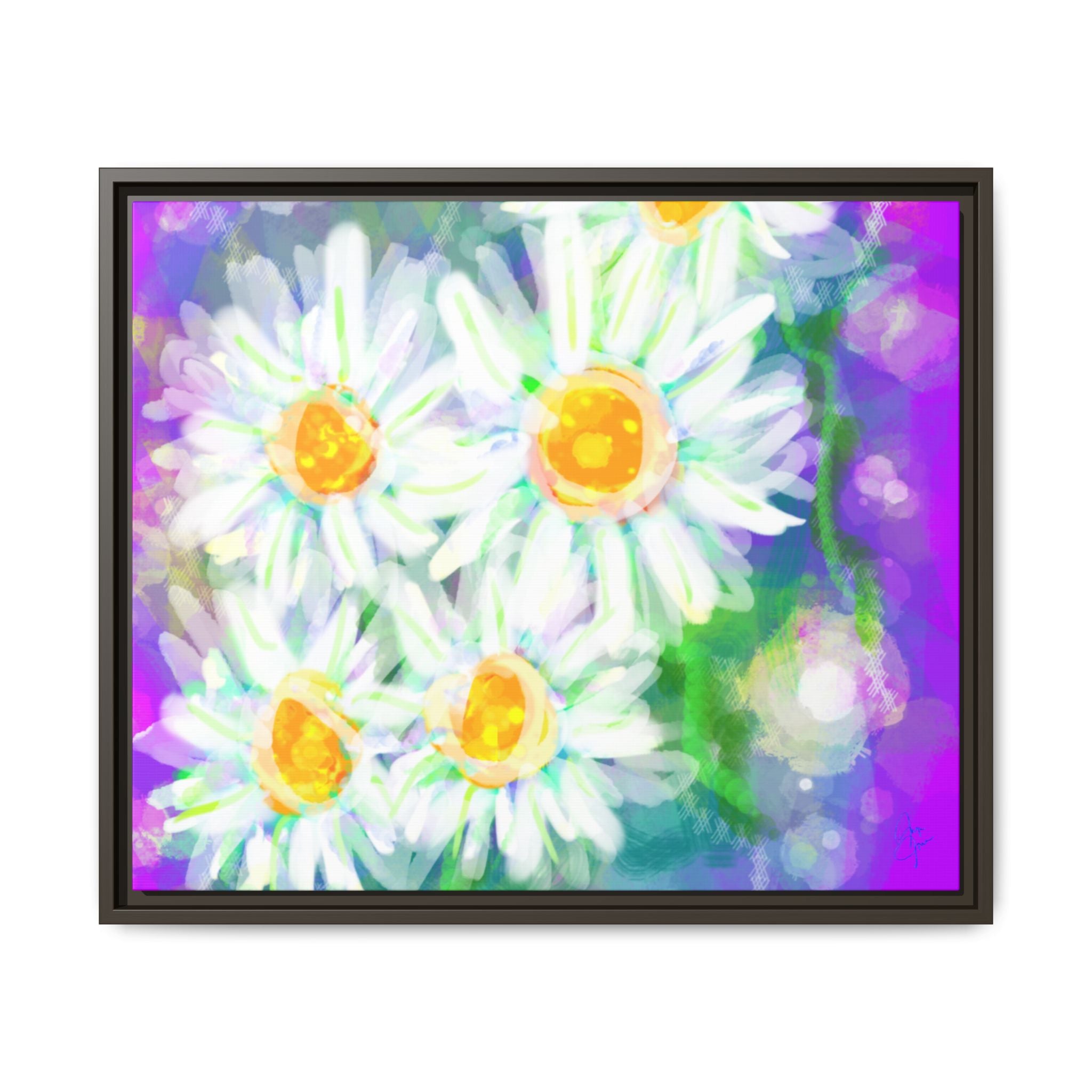 Matte Canvas, Framed (Multi-color)
