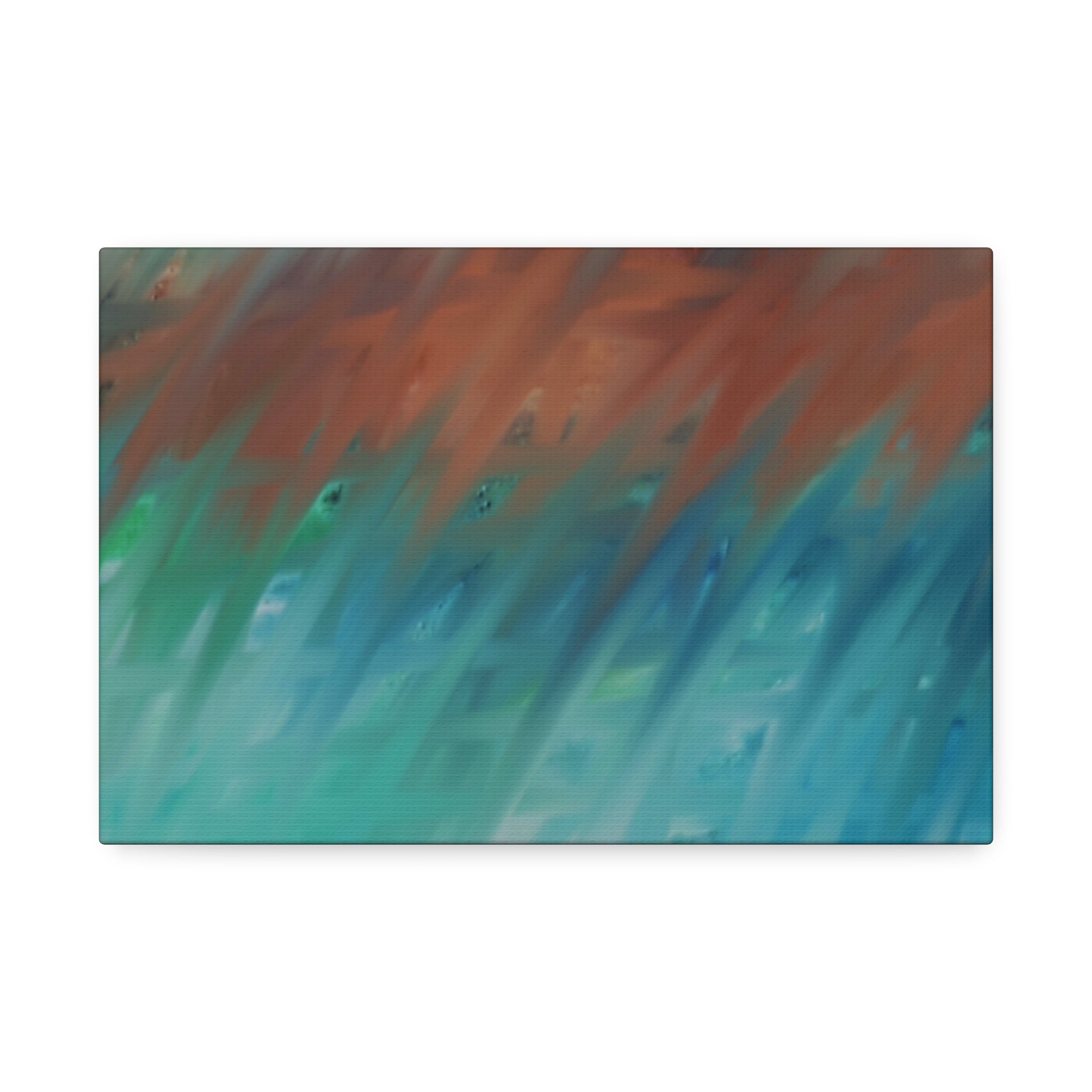 Ocean Breeze Abstract Canvas - Stretched 1.5" Wall Art