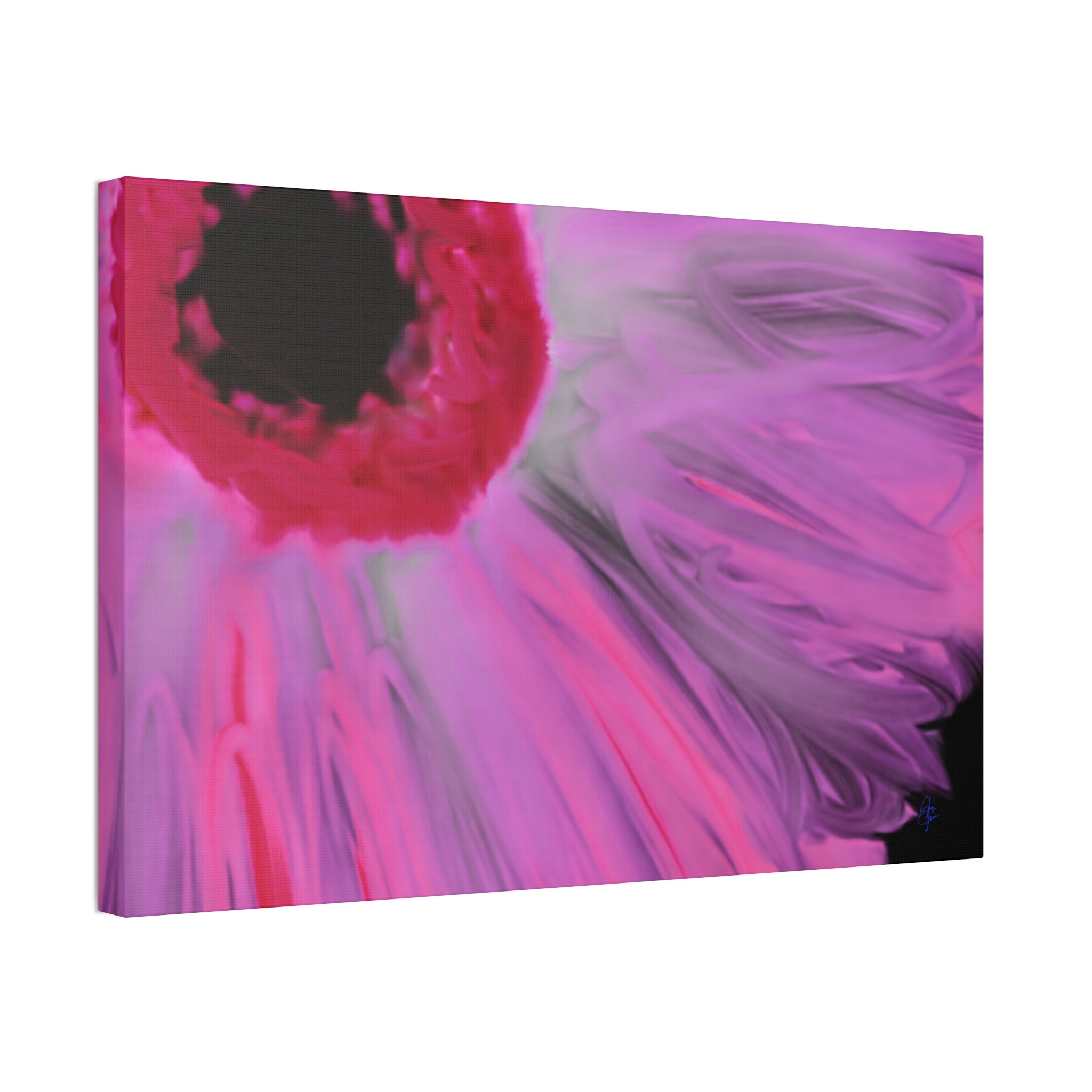 Pink Gerbera Canvas Wall Art – Vibrant Floral Stretched Canvas (1.5" Depth)