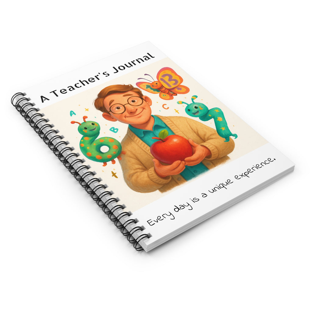 Funny Teachers Gift Spiral Notebook — Ruled Lined Notebook for Educators