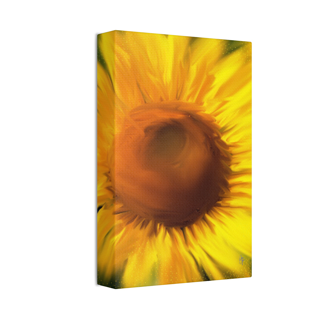 Sunflower Canvas Wall Art — Vibrant Floral Stretched Canvas