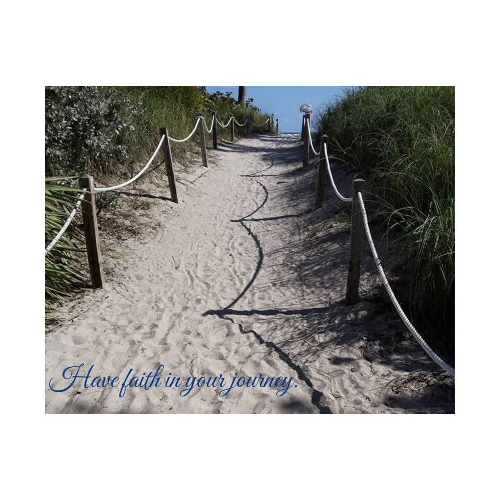 Poster Print - 'Have Faith in Your Journey'