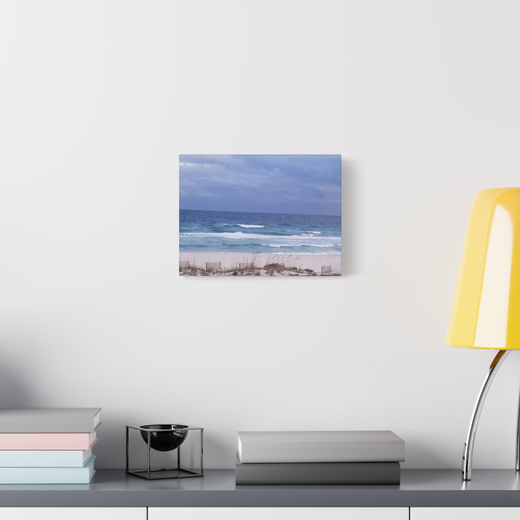 Coastal Waves Matte Canvas Print — Stretched Beach Wall Art