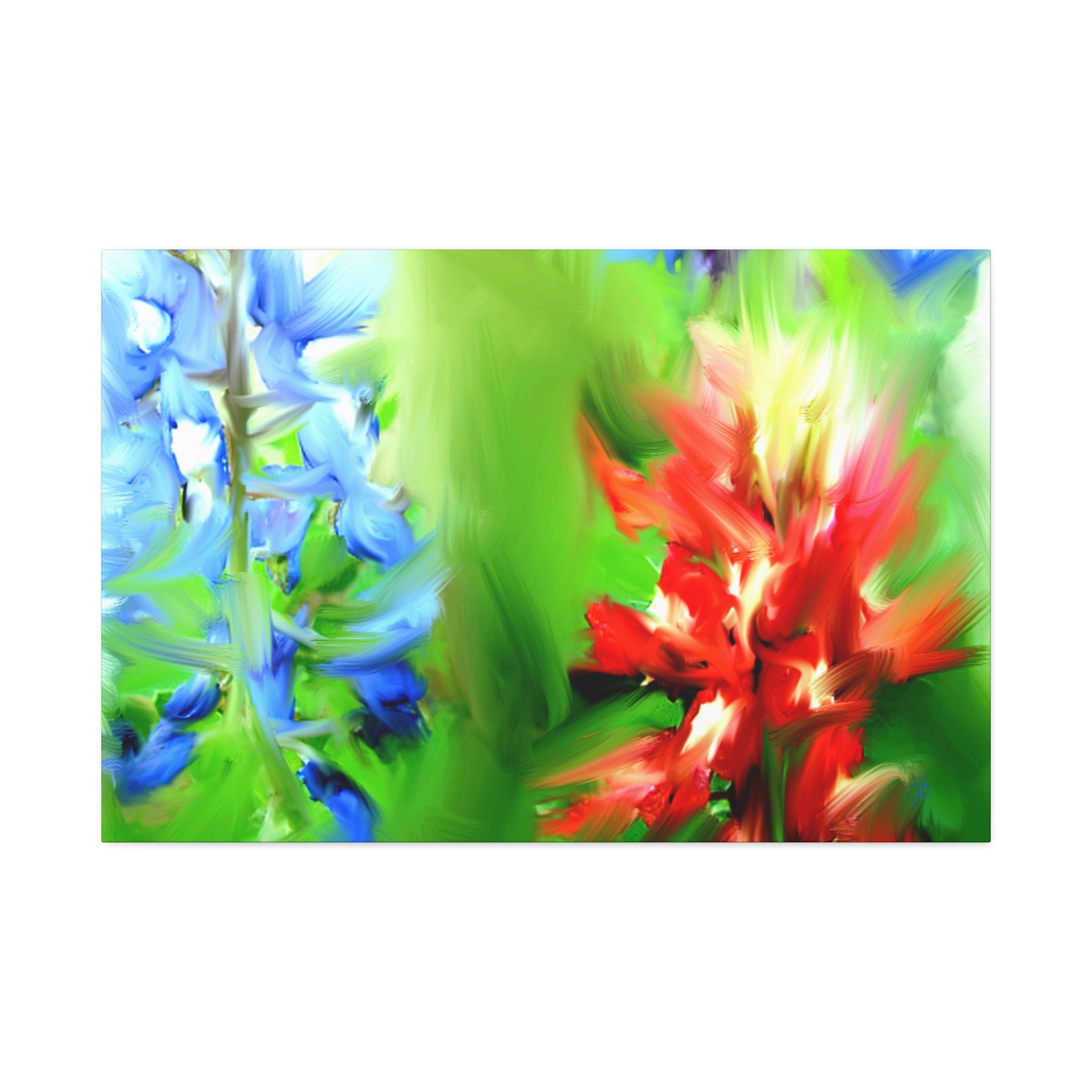 Texas Girl Bluebonnet Canvas