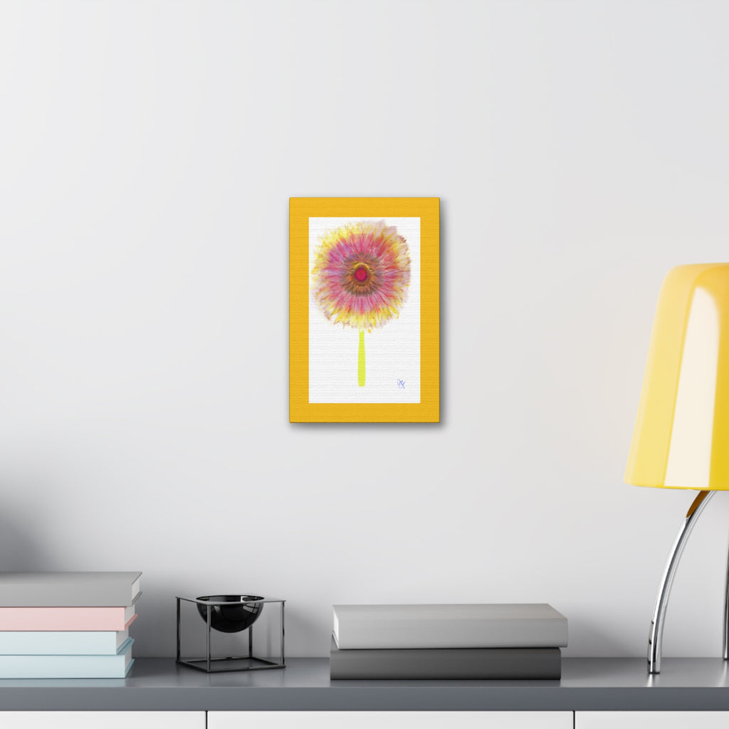 Sunburst Floral Canvas Print – Stretched 1.5'' Wall Art