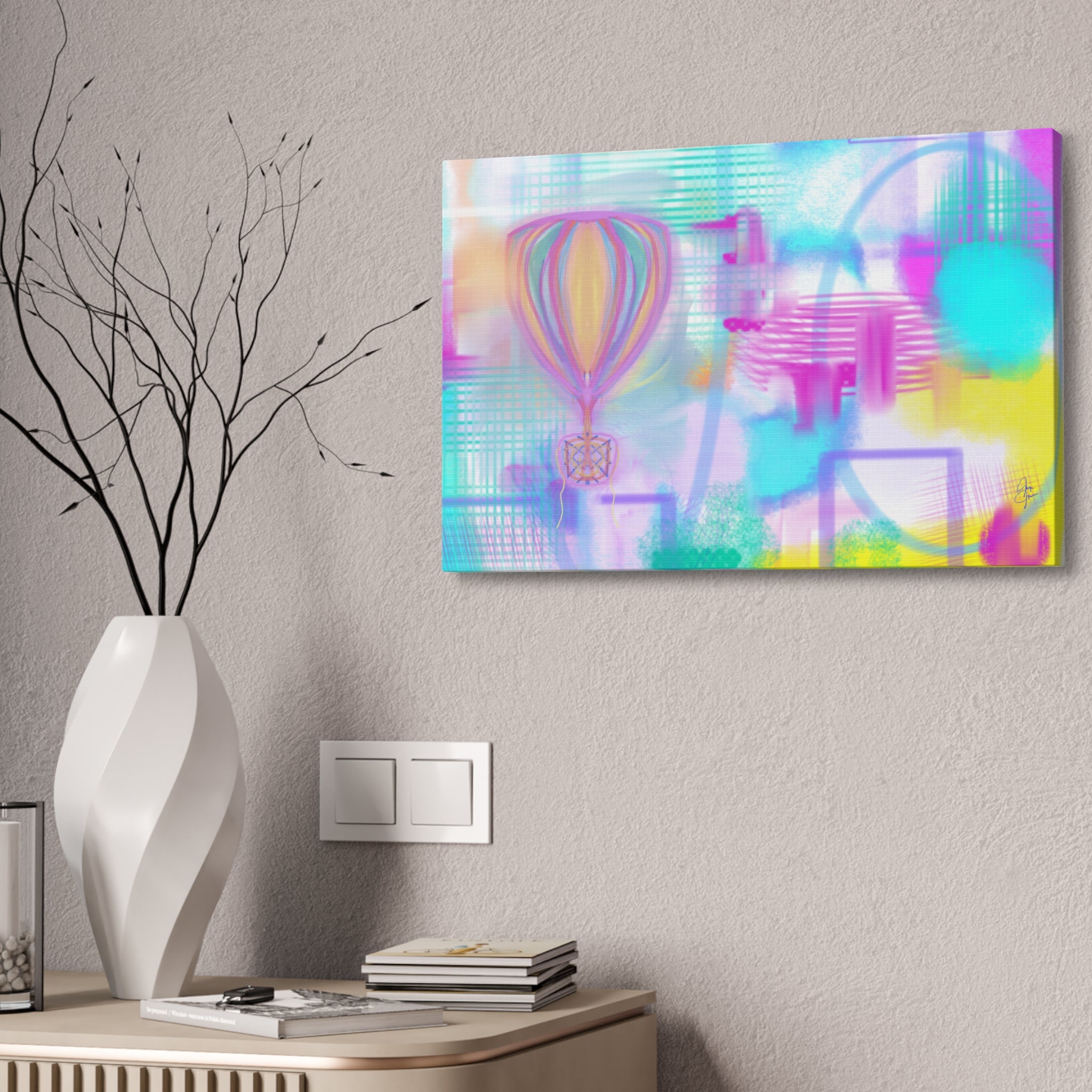 Hot Air Balloon Ride Canvas Print — Stretched 1.5"