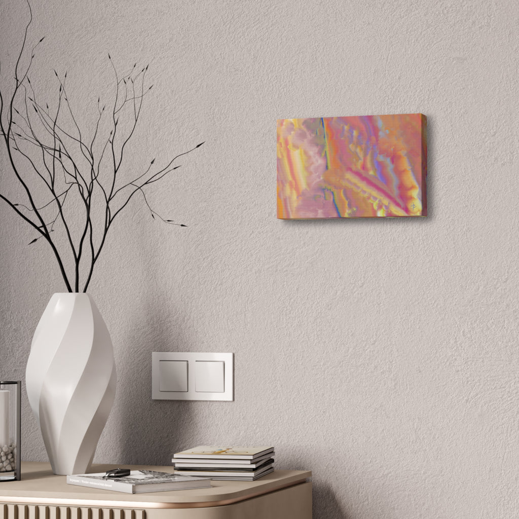 Abstract Sunset Hues Canvas — 1.5" Stretched Wall Art