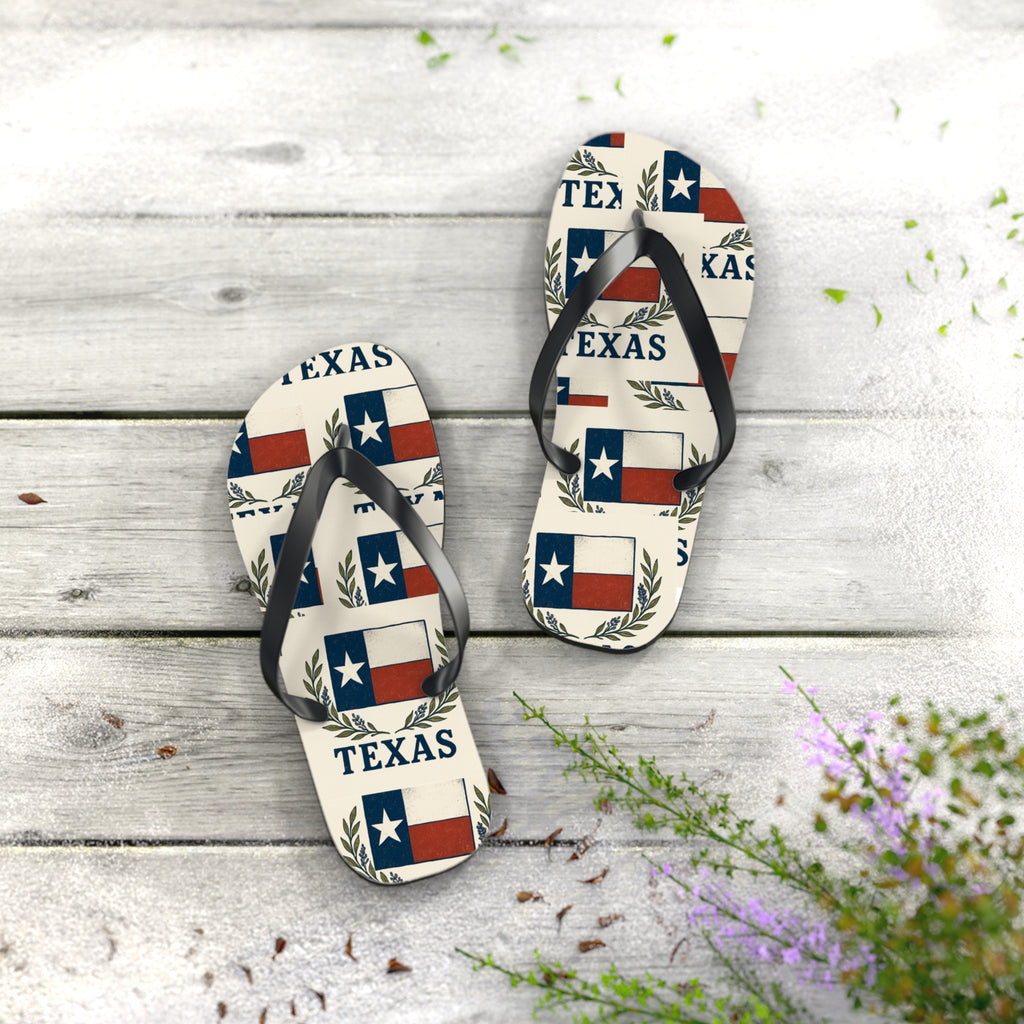 Texas Flag Flip Flops for Summer Fun