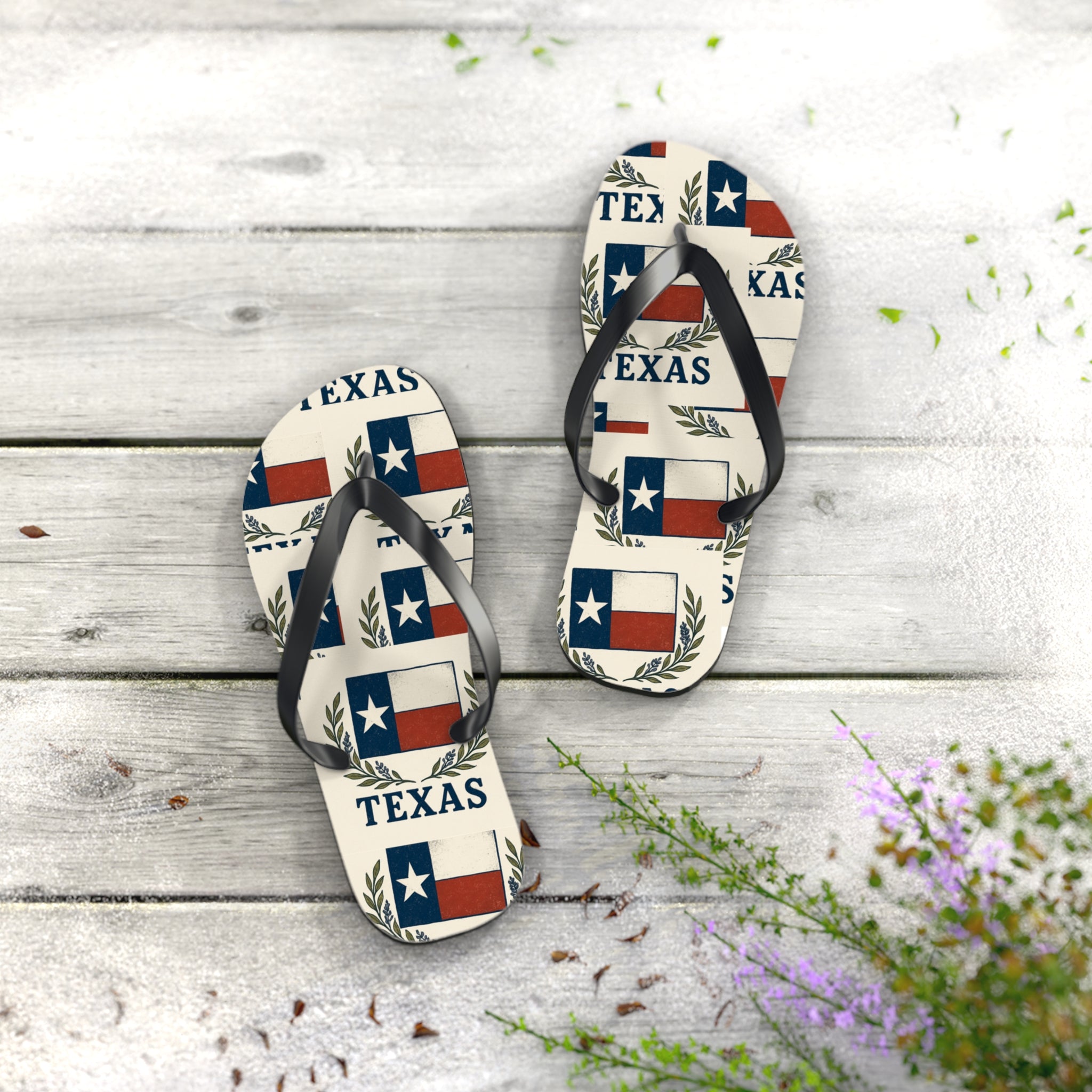 Texas Flag Flip Flops for Summer Fun