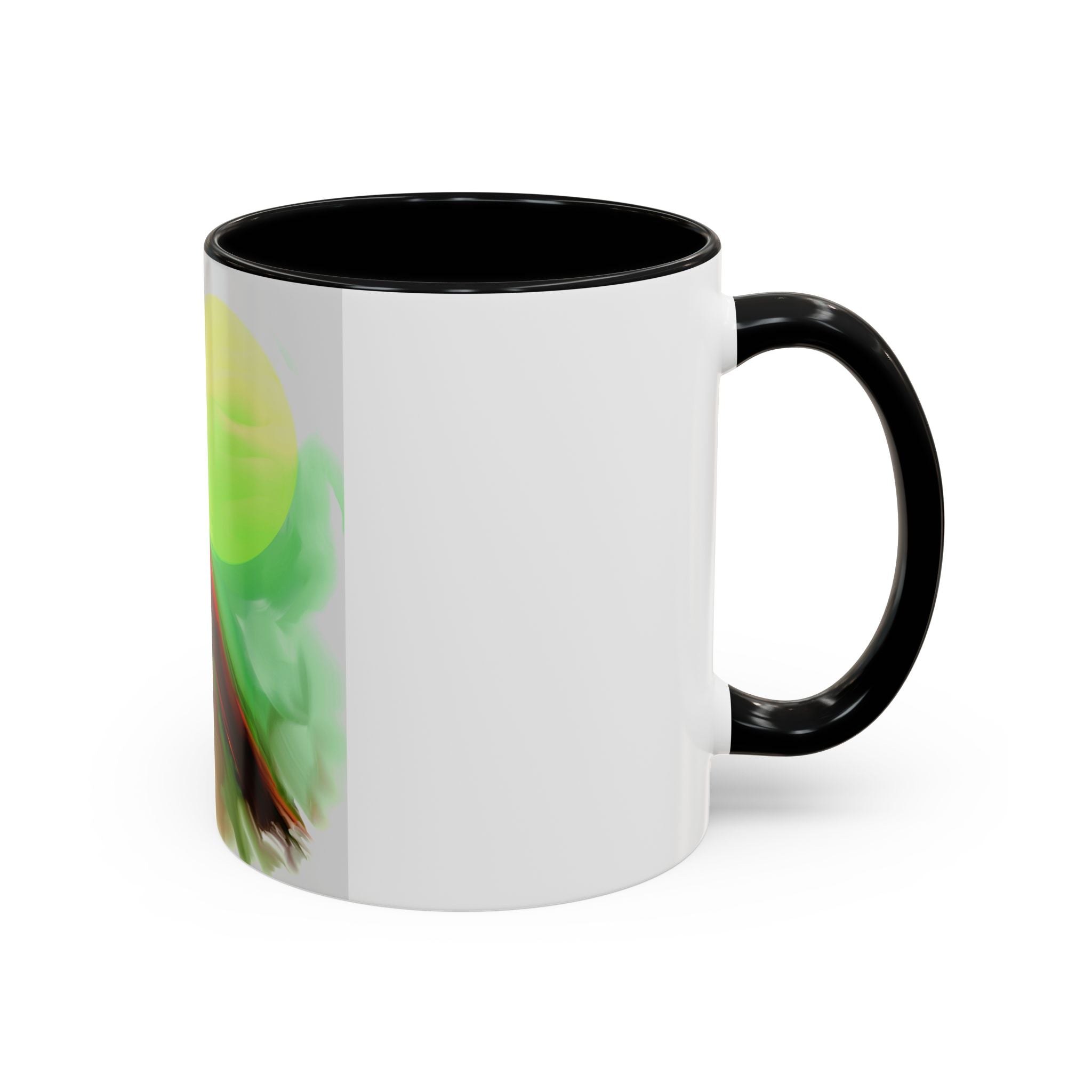 Cardinal Bird Accent Coffee Mug — Red Cardinal Sunrise Art Ceramic Mug (11/15 oz)