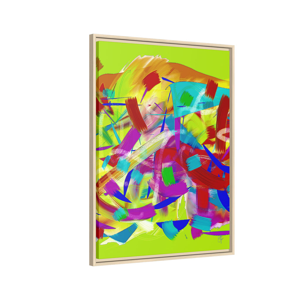 Matte Canvas, Framed (Multi-color)