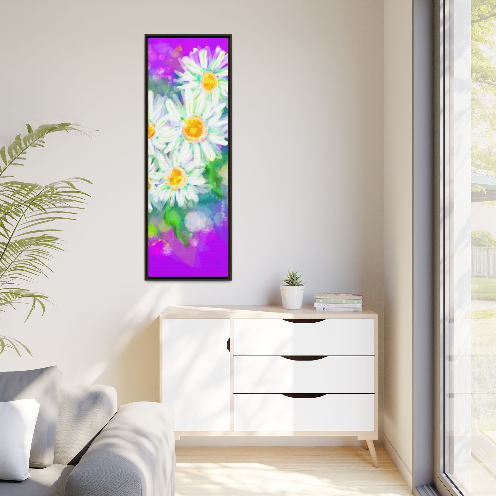 Matte Canvas, Framed (Multi-color)