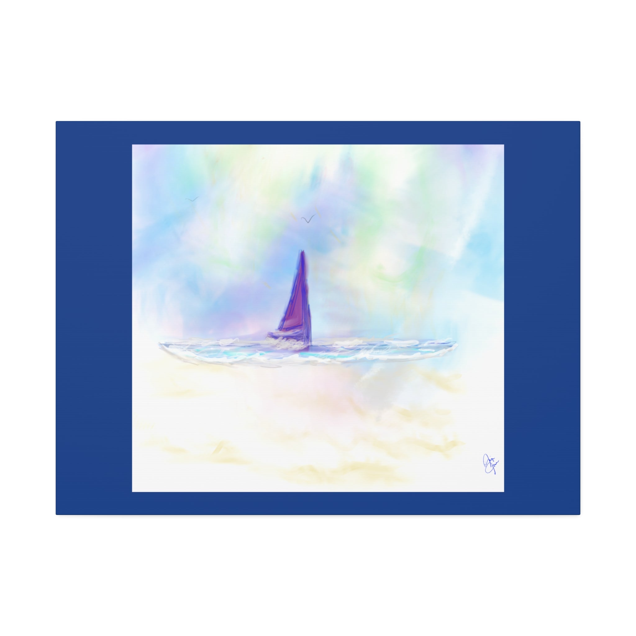 Sailboat Seascape Canvas