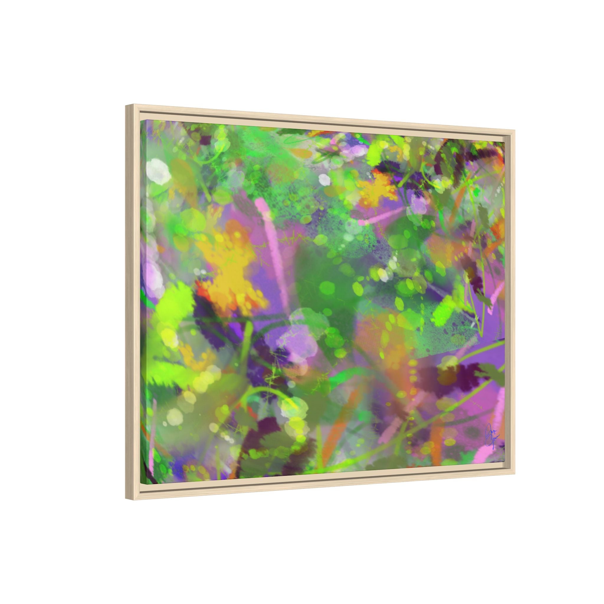 Matte Canvas, Framed (Multi-color)