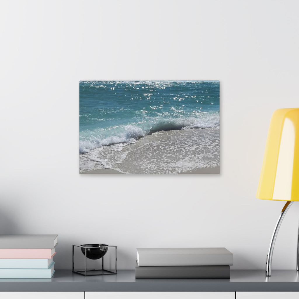 Emerald Coast Stretched Canvas — Coastal Landscape Wall Art