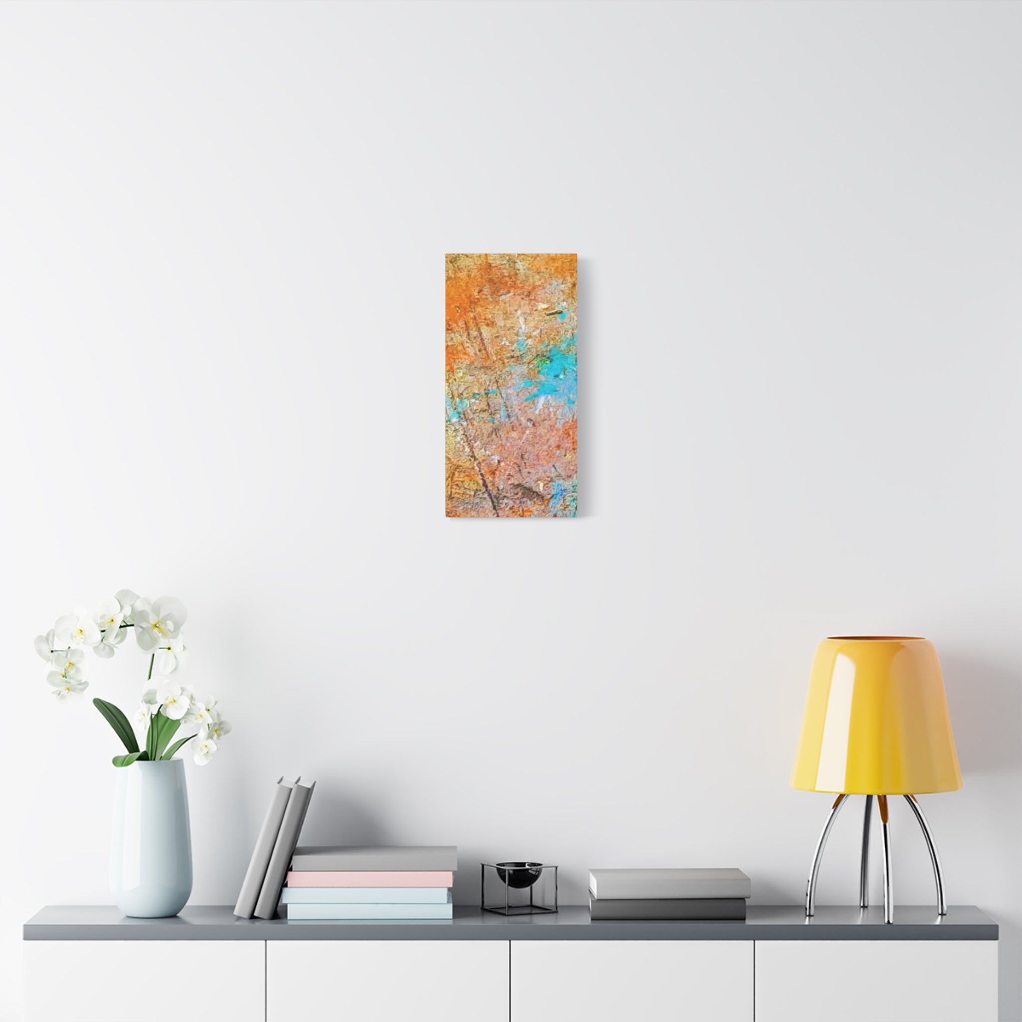 Matte Canvas Wall Art — 'Walk in the Woods' Abstract by Angie Jones (Stretched 1.25")