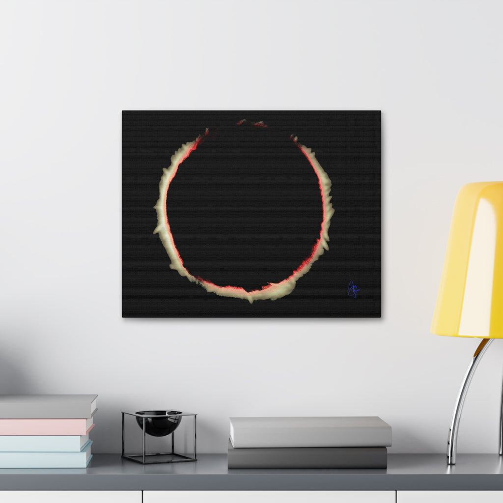 Solar Eclipse Canvas Stretched 1.5" — Wall Art Print
