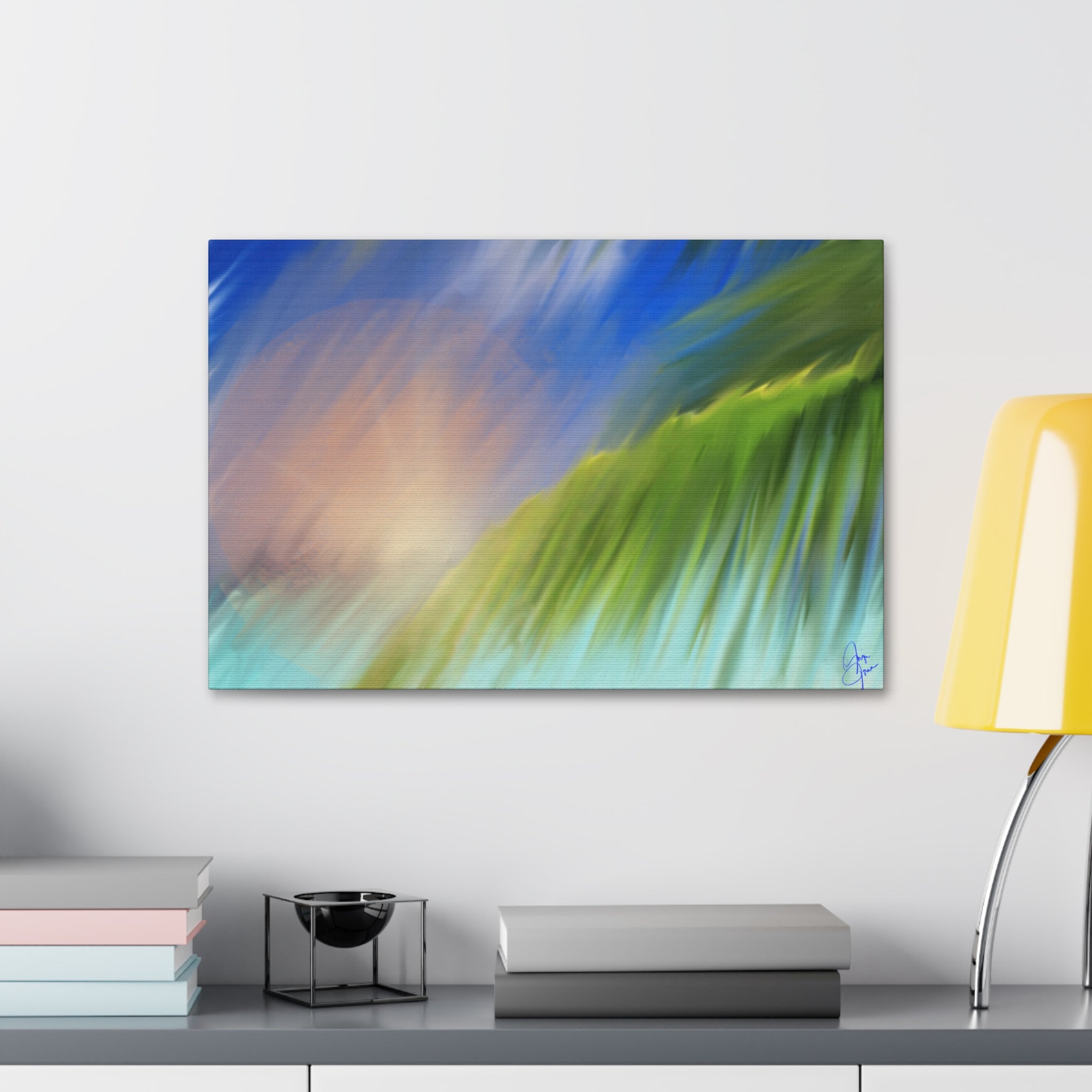 Abstract Seascape Canvas