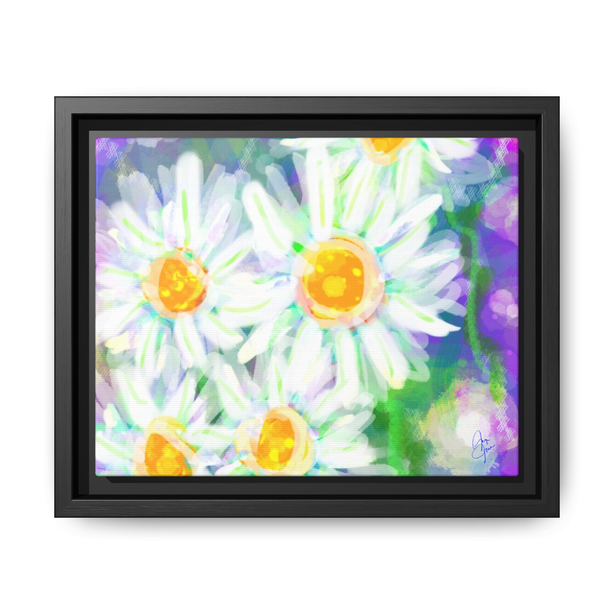 Matte Canvas, Framed (Multi-color)
