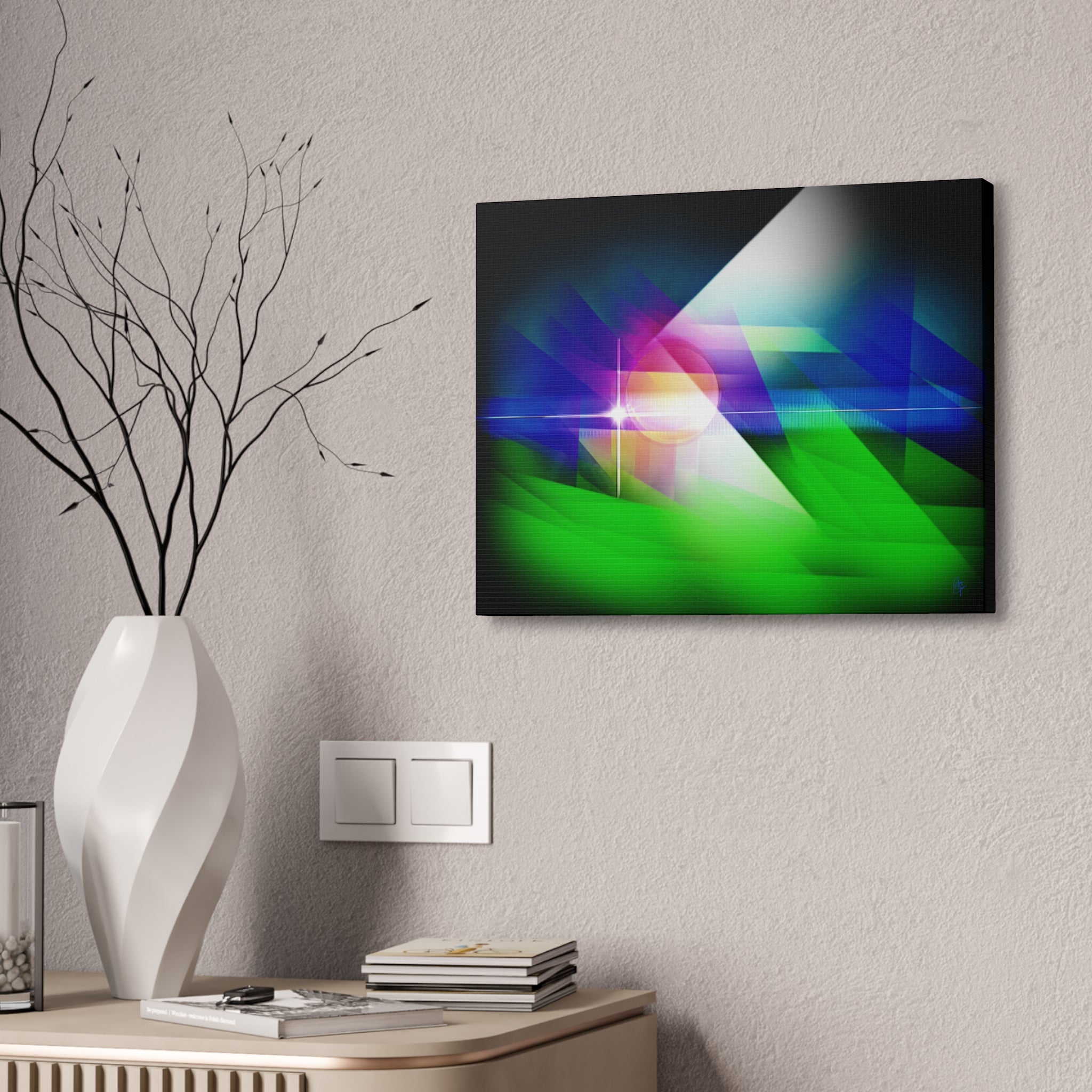 Let There Be Light! Stretched Canvas Wall Art — 1.5" Depth