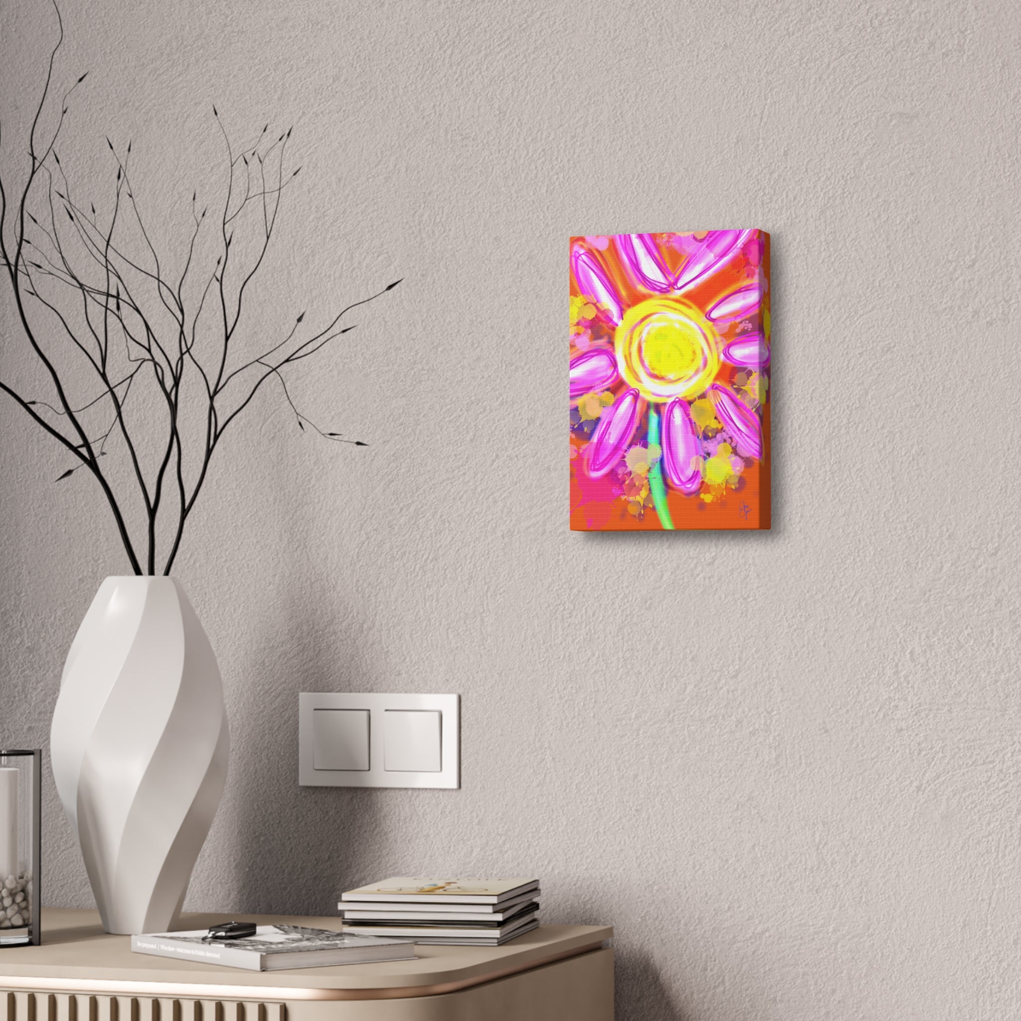 Bright Sunshine Daisy Canvas