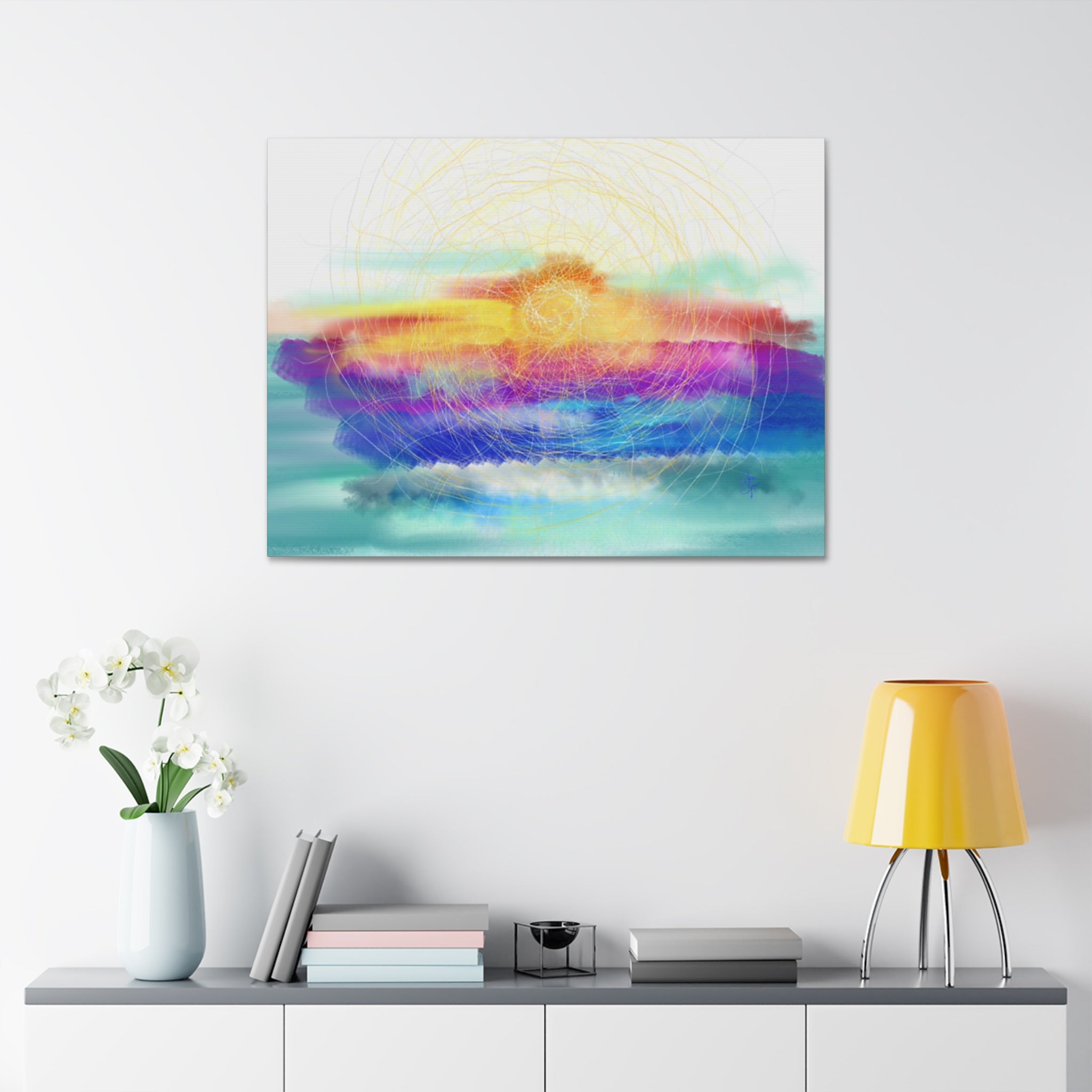 Sunrise Radiance Canvas