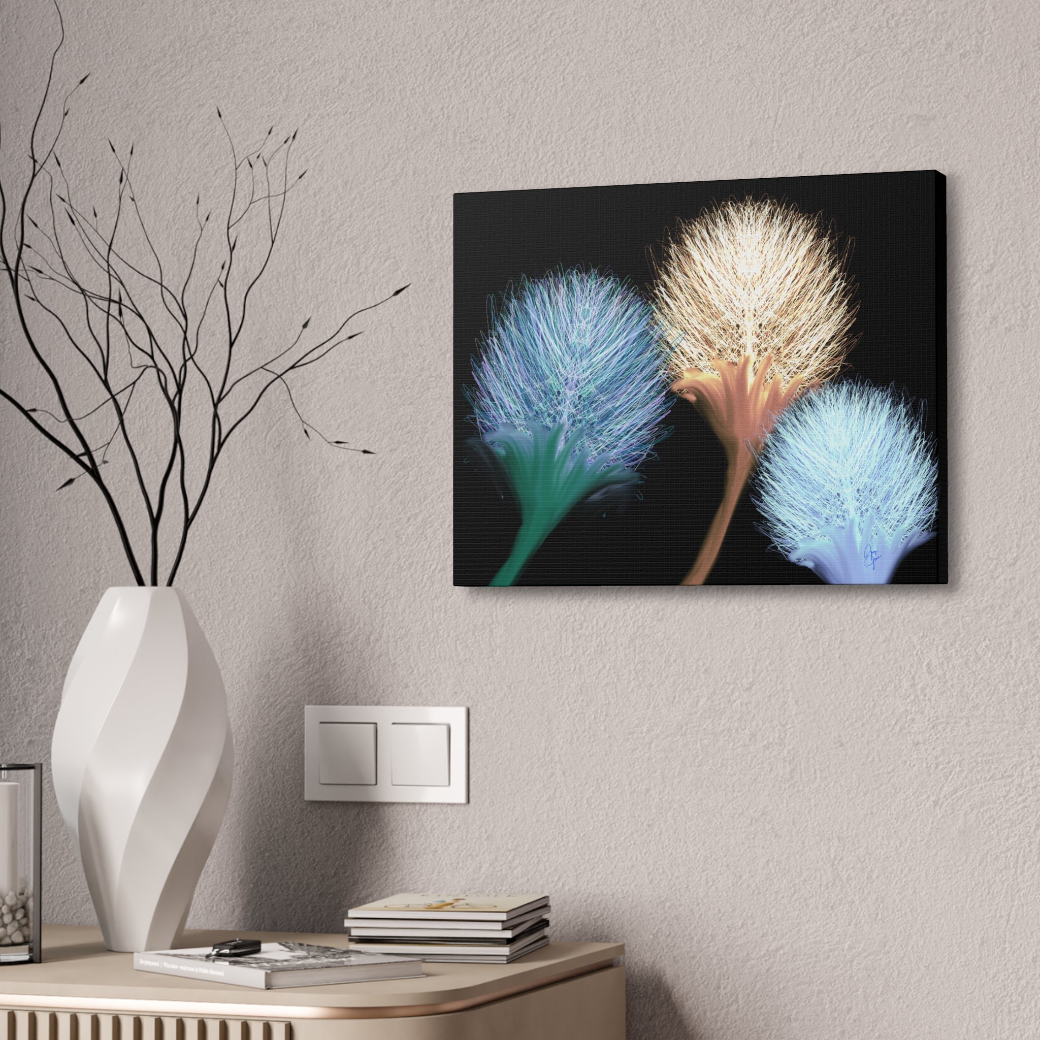 Floral Frond Canvas