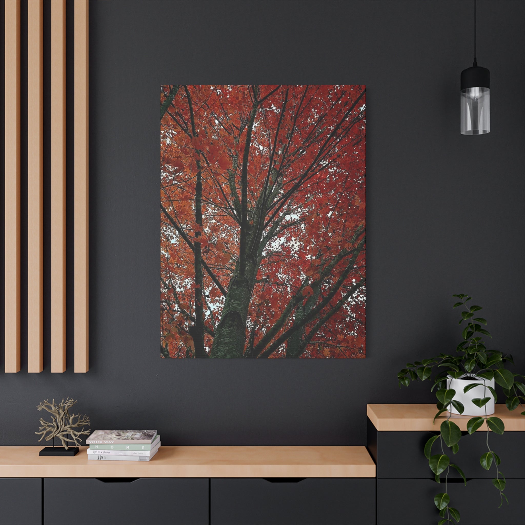 Autumn Maple Tree Matte Canvas Print — Stretched 1.25"