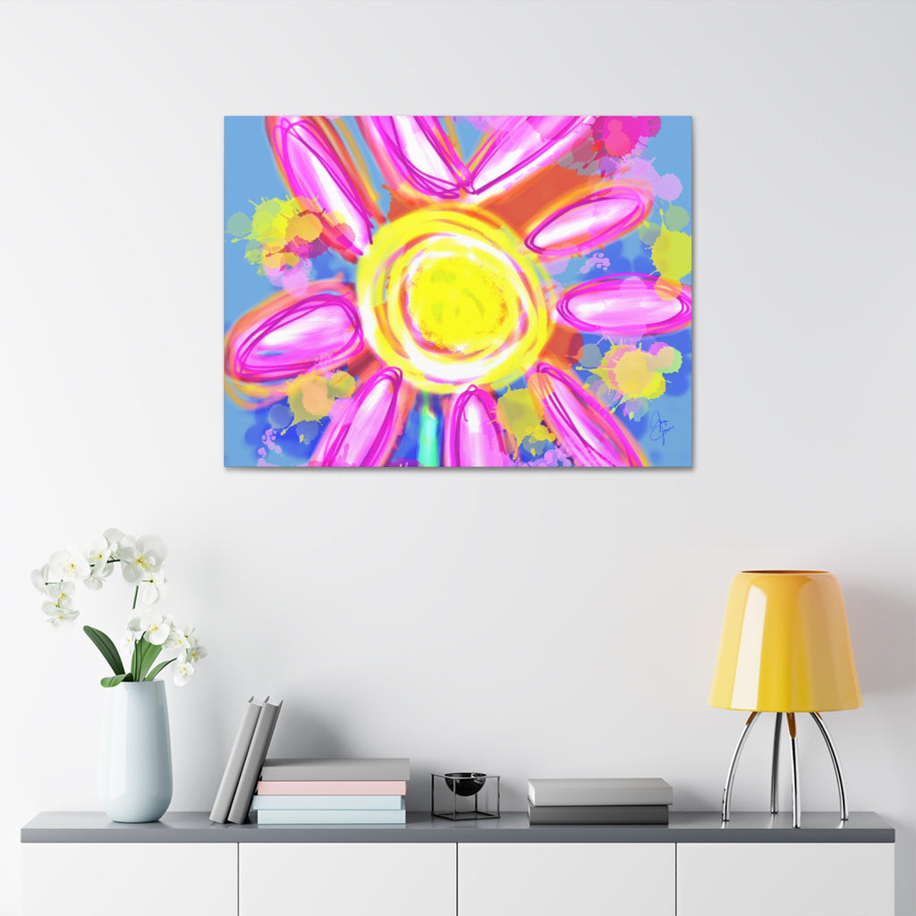 Bright Sunshine Daisy Canvas