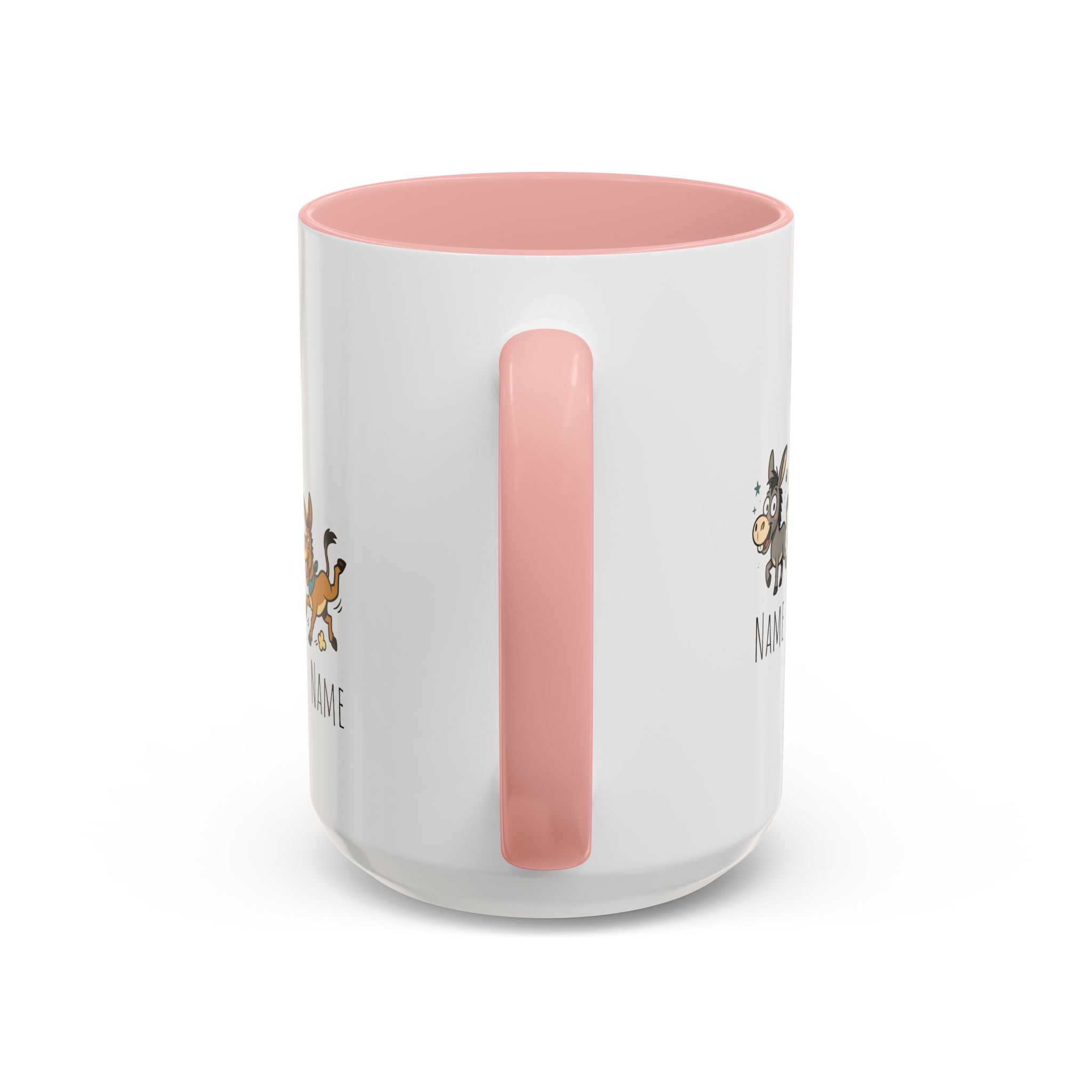 Boss In The Asses Personalized Donkey Coffee Mug — Funny Name Gift (11/15oz)