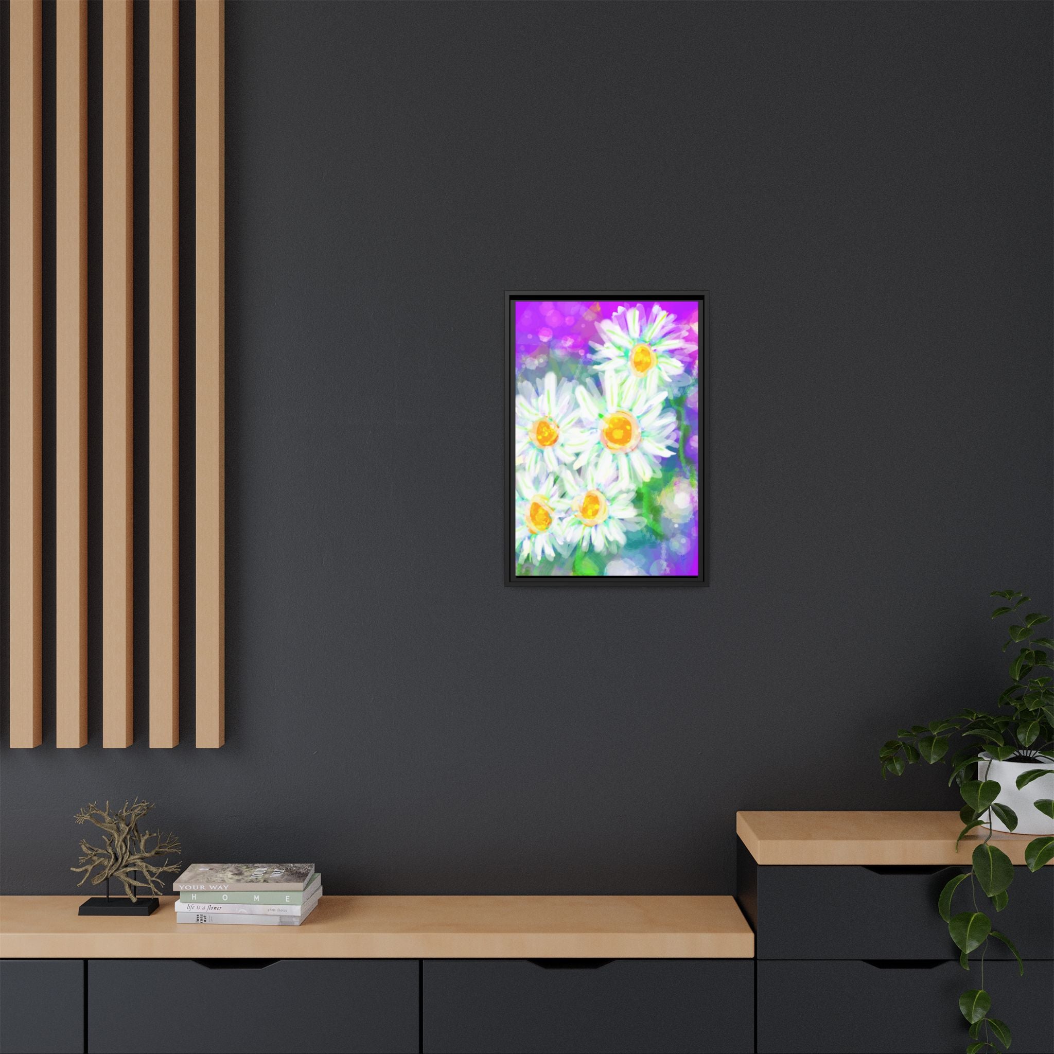 Matte Canvas, Framed (Multi-color)