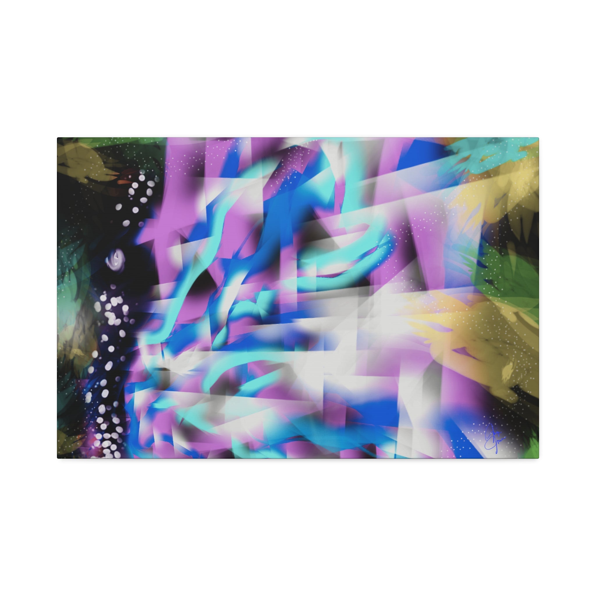 Geometric Butterfly Canvas Stretched 1.5"