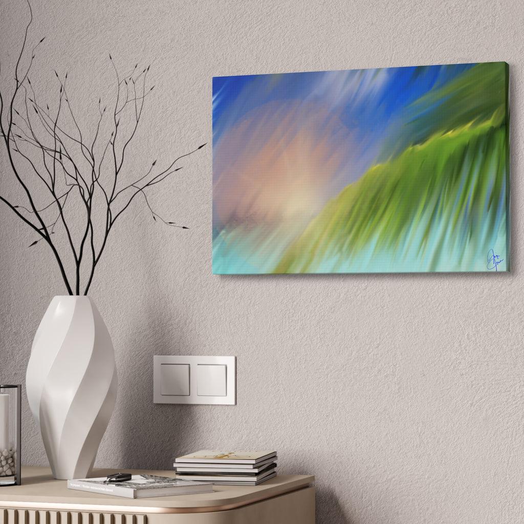 Abstract Seascape Canvas
