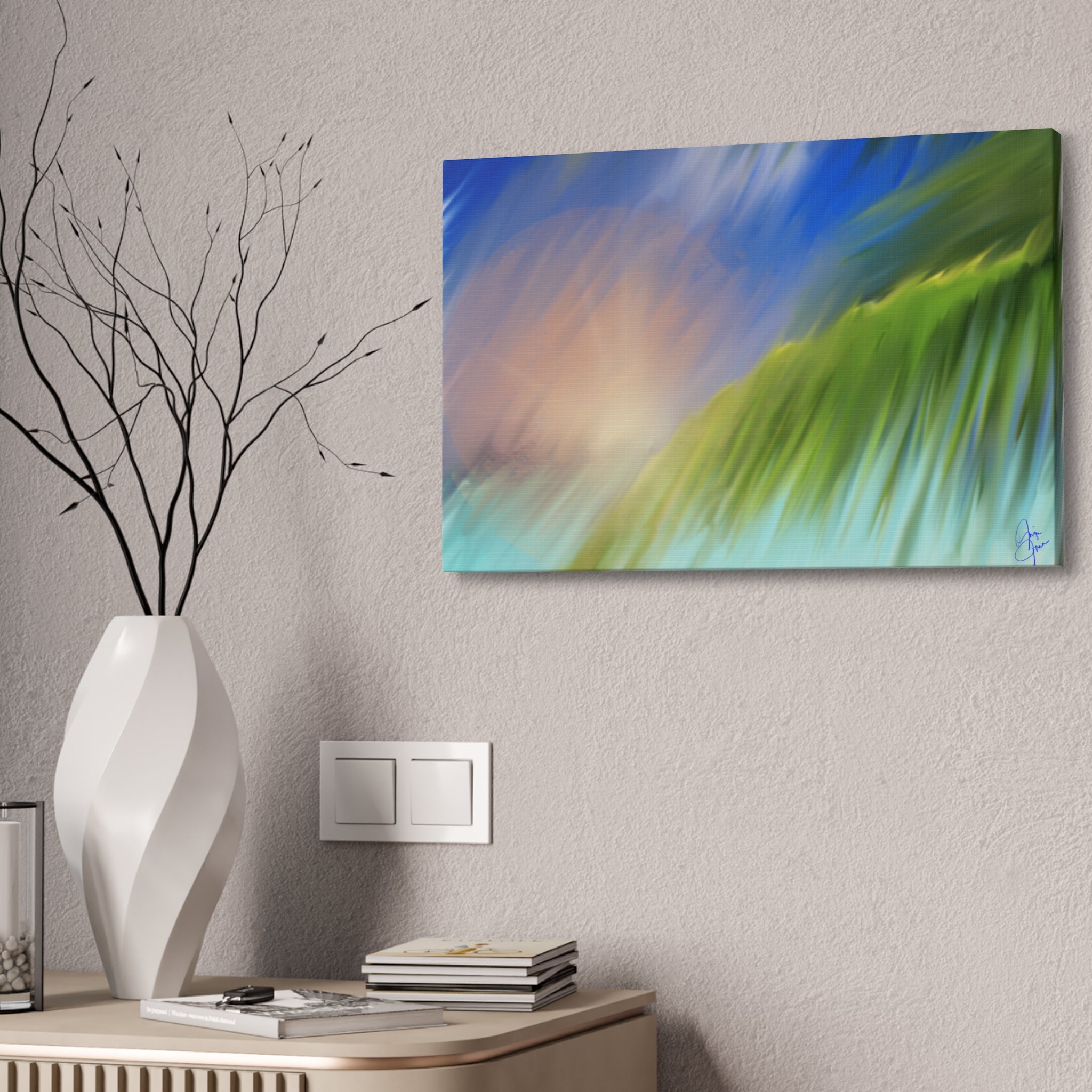 Abstract Seascape Canvas