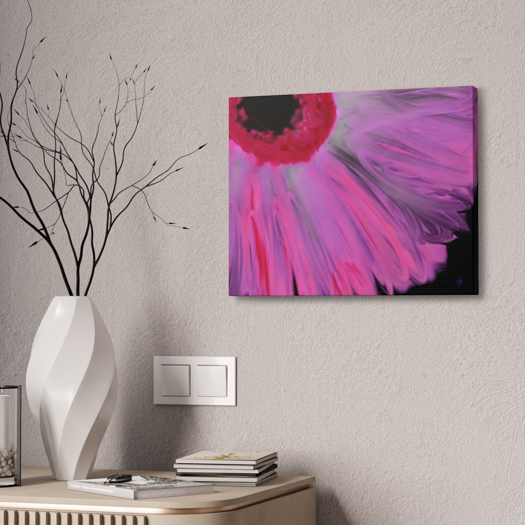 Pink Gerbera Canvas Wall Art – Vibrant Floral Stretched Canvas (1.5" Depth)