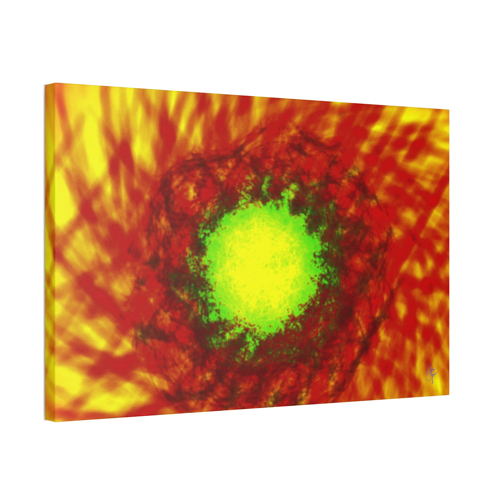 Glowing Blossom Canvas Stretched 1.5"