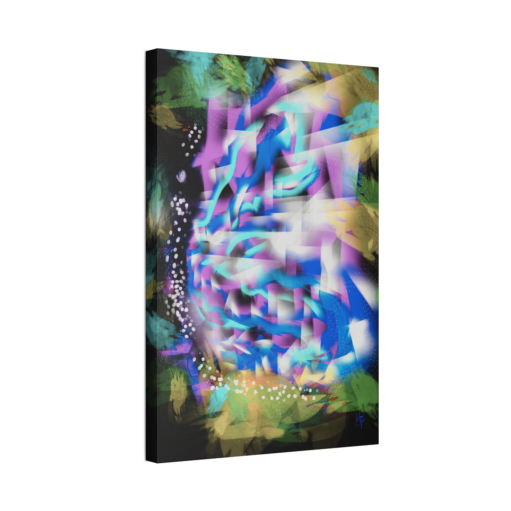 Geometric Butterfly Canvas Stretched 1.5"
