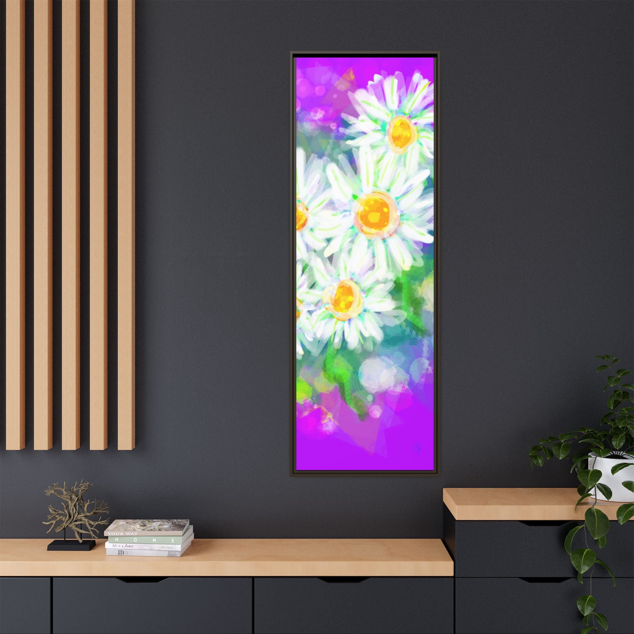 Matte Canvas, Framed (Multi-color)