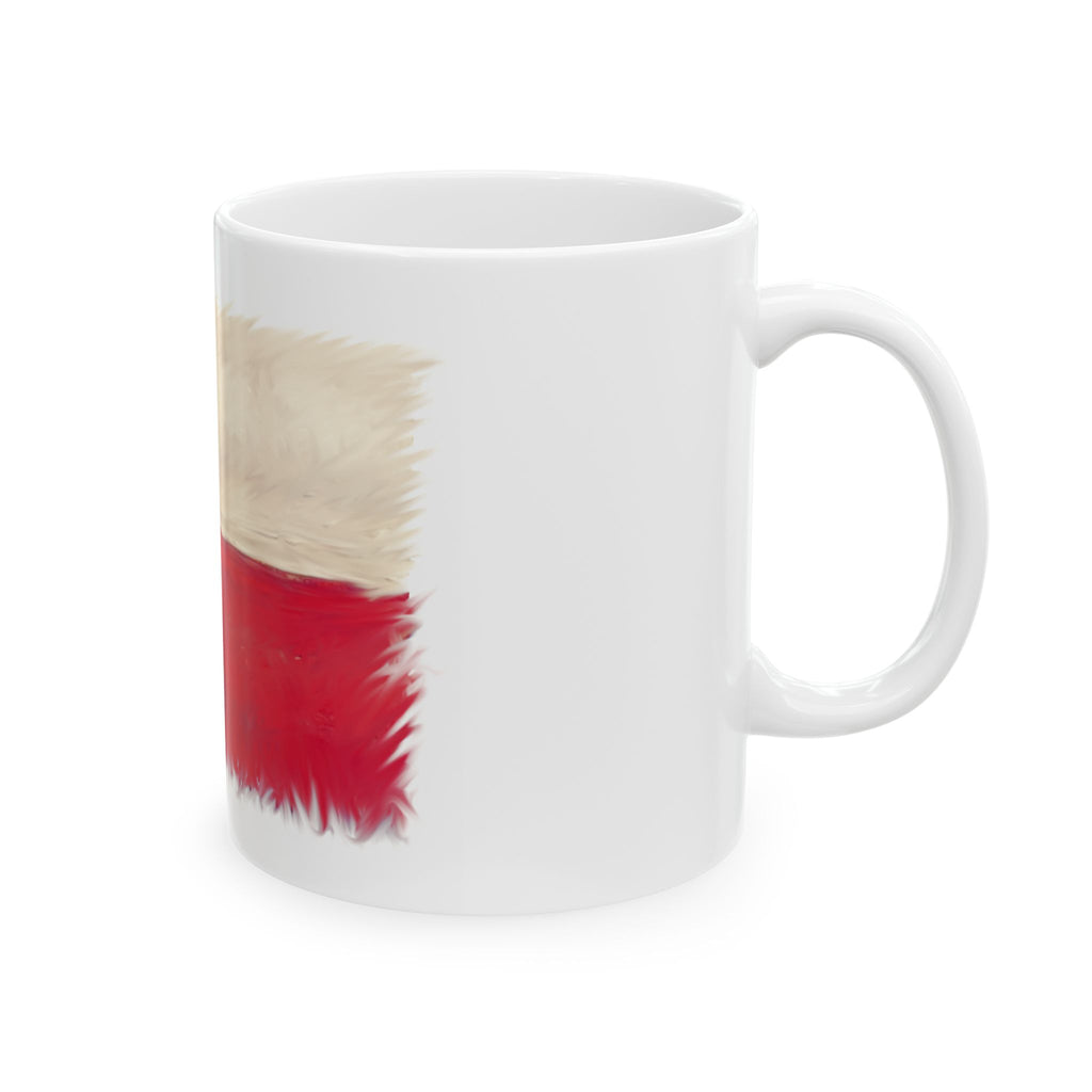 Texas Flag Ceramic Mug — Rustic Lone Star Coffee Cup (11oz/15oz)