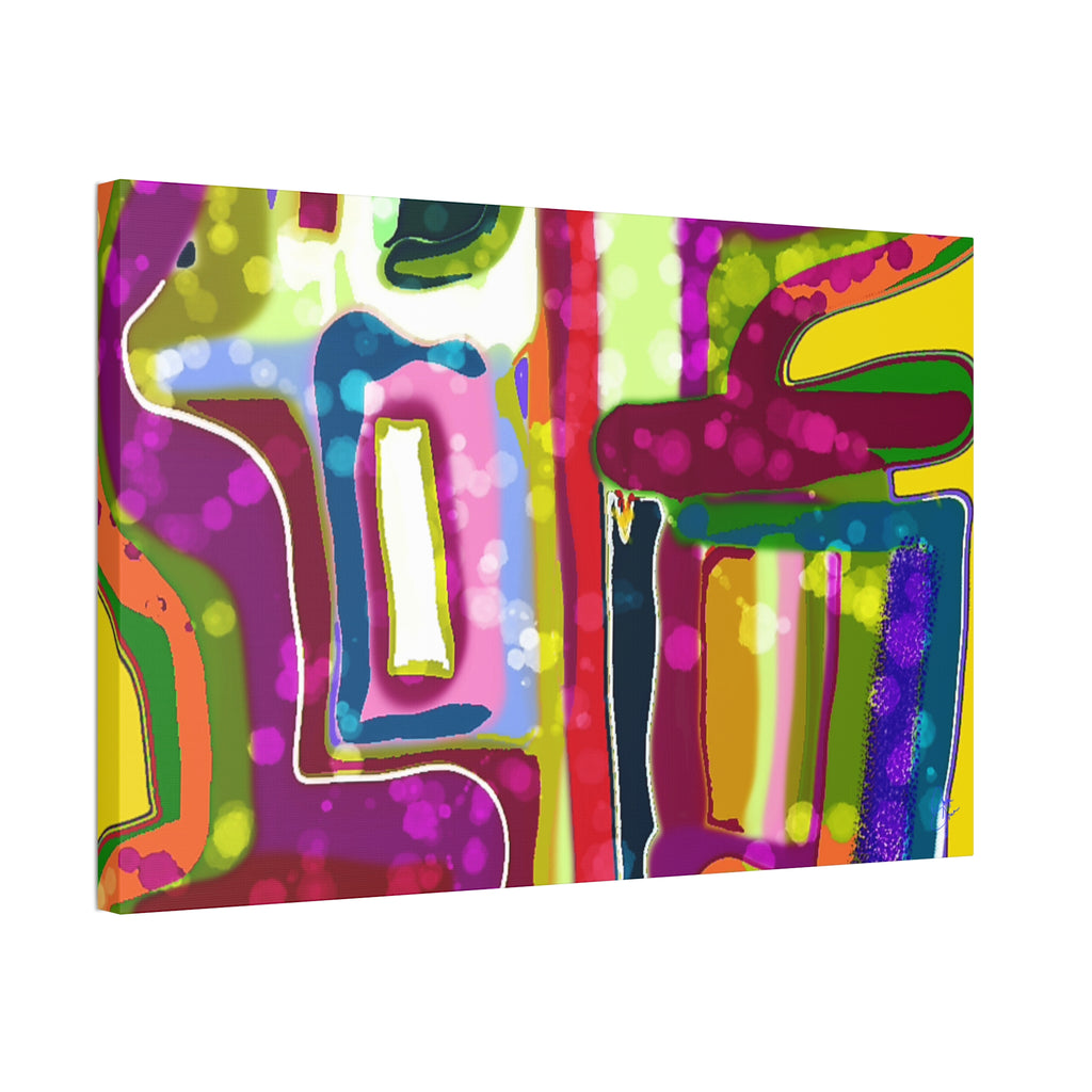 Abstract Colorburst Canvas – Vibrant Pop Art Wall Decor
