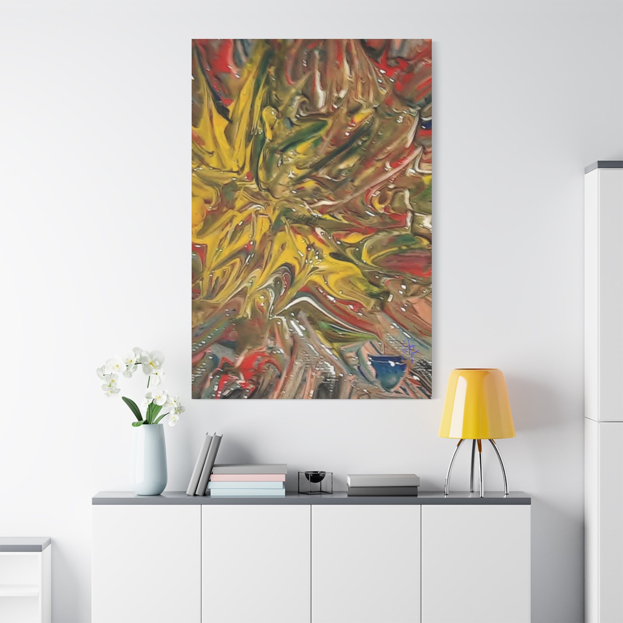 Vibrant Abstract Wall Art Canvas