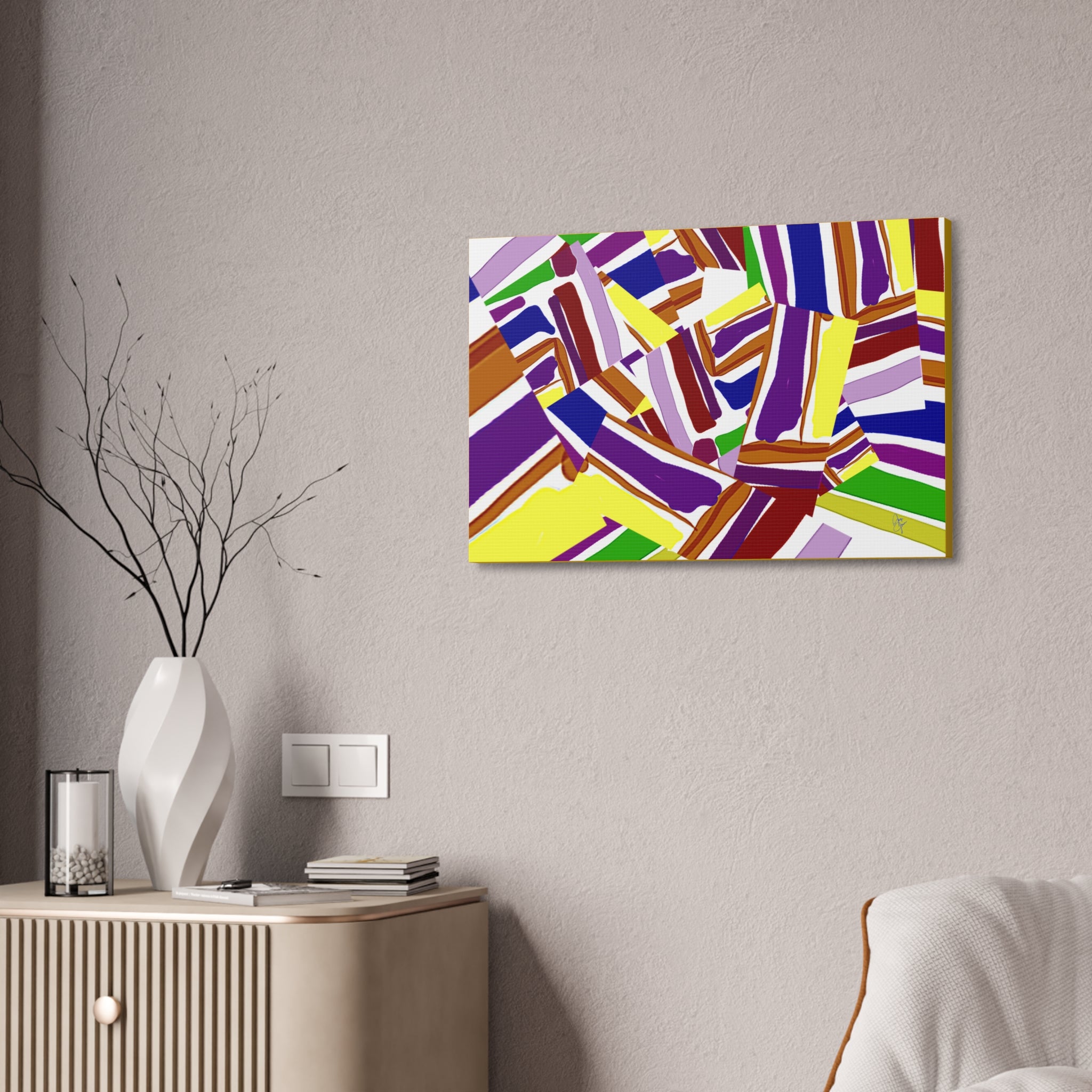 Candy Store Canvas Stretched Wall Art